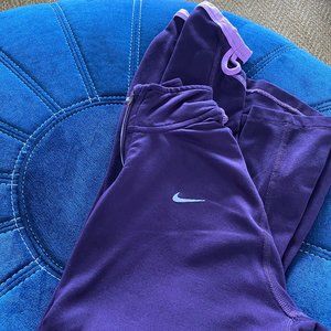 Nike Dri-Fit 1/4 Zip Running Jacket in Purple